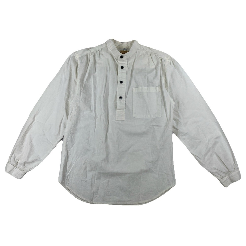 WAH Maker Frontier Western Half Button Pullover Shirt USA Men's Small